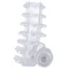 Casual ring funda pene vibrador transparente - 3