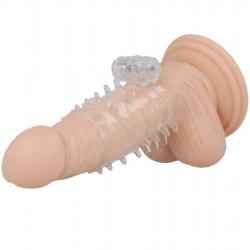 Casual ring funda pene vibrador transparente