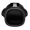 Satisfyer Men Vibration negro, vista de la abertura frontal