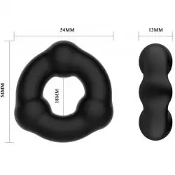Crazy bull - anillo silicona super suave con nodulos
