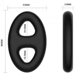 Crazy bull - anillo silicona doble super suave