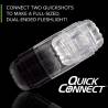 Dos Quickshot unidos con el Quick Connect