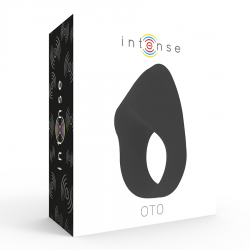 Intense oto anillo vibrador recargable negro