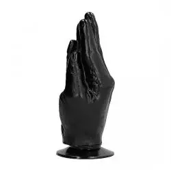 All black dildo fisting 21cm All black dildo fisting 21cm