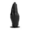 All black dildo fisting 21cm - 5