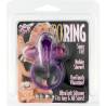 Sevencreations anillo vibrador de silicona lila - 2