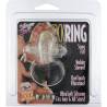 Sevencreations anillo vibrador de silicona transparente - 2