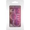 Sevencreations juego tres anillos pene rosa - 2