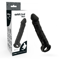 Addicted toys extensor para el pene negro