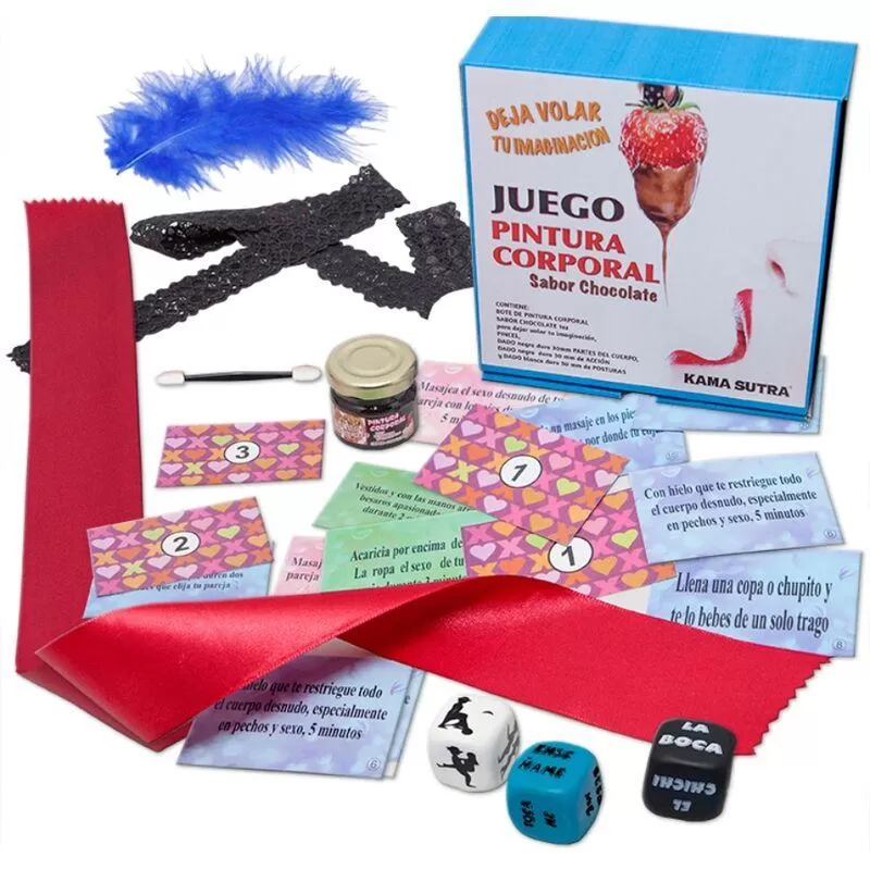Diablo picante - juego de dados con pintura corporal