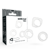 Addicted toys  set 3 anillos pene clear - 2