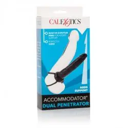Calex accomodator arnes para doble penetracion negro Calex accomodator arnes para doble penetracion negro