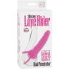 Calex dual penetrator dildo con arnes rosa - 2