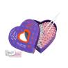 Heart Full of Love & Lust abierto, con los rollitos y las pinzas