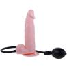 Dildo hinchable realista Baile con ventosa y pera