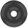 Anillo Powering PR08 negro de frente