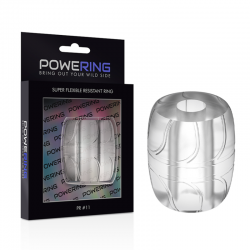 Powering super flexible y resistente anillo pene 5 cm pr11 clear