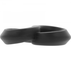 Powering super flexible y resistente anillo pene y testiculos pr12 negro