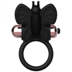 Coquette chic desire cock ring butterfly anillo vibrador negro / gold