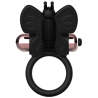 Coquette cock ring butterfly anillo vibrador negro / gold - 6