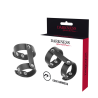 Darkness anillo pene y testiculos ajustable leather - 2