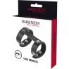 Darkness anillo pene y testiculos ajustable leather - 5