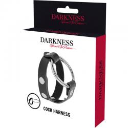 Darkness anillo para pene y testículos bdsm