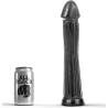 All black plug dildo 31cm - 1