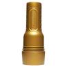 Carcasa dorada del Fleshlight GO Stamina Training Unit Lady, de frente