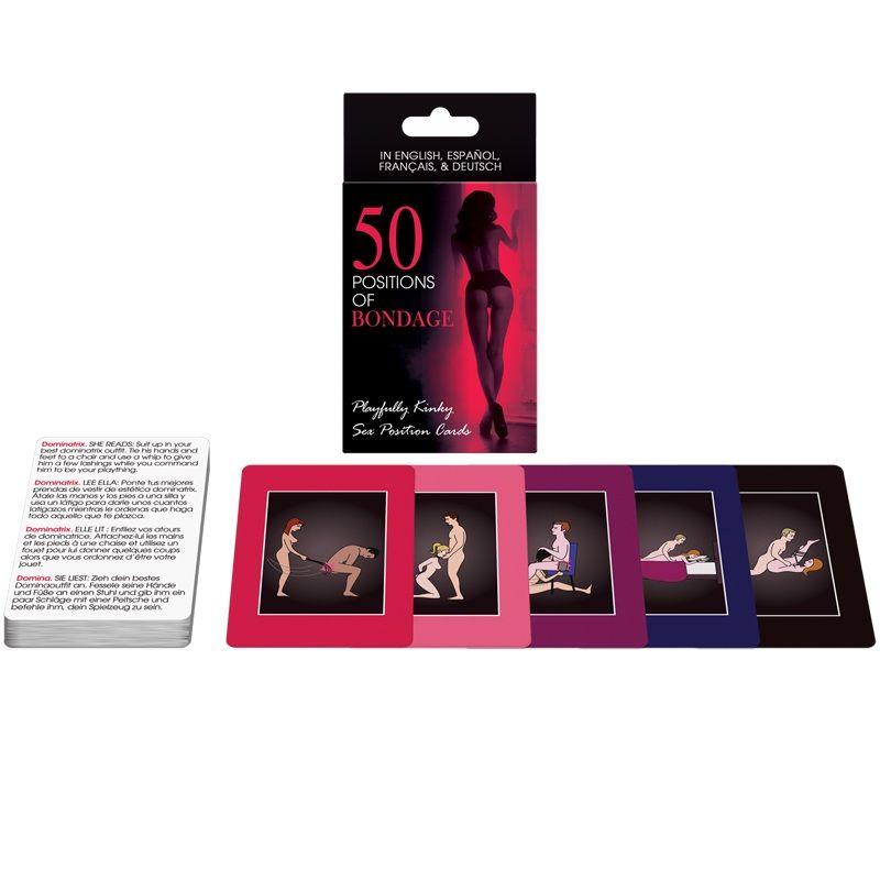 Cartas 50 posiciones de bondage es/en/de/fr