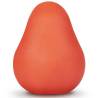 Gvibe huevo masturbador texturado reutilizable rojo - 3