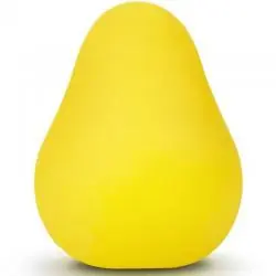 Gvibe huevo masturbador texturado reutilizable amarillo
