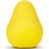 Gvibe huevo masturbador texturado reutilizable amarillo - 3