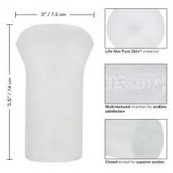 Calex masturbador boundless stroker - transparente
