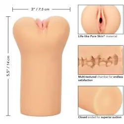 Calex boundless vulva masturbador - tono light Calex boundless vulva masturbador - tono light