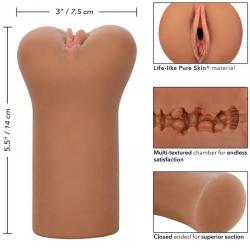 Calex boundless vulva masturbador - tono caramelo