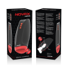 Frontal y reverso del embalaje Novax