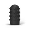 All black masturbador bumpy de color negro - 3