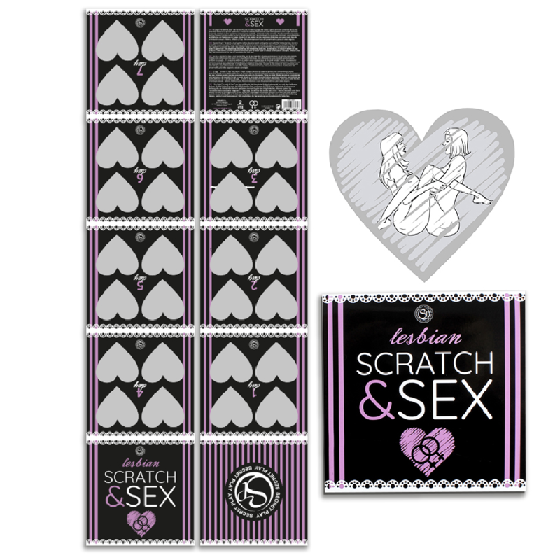 Secretplay scratch & sex juego parejas posturas lesbicas (es/en/fr/pt/de)