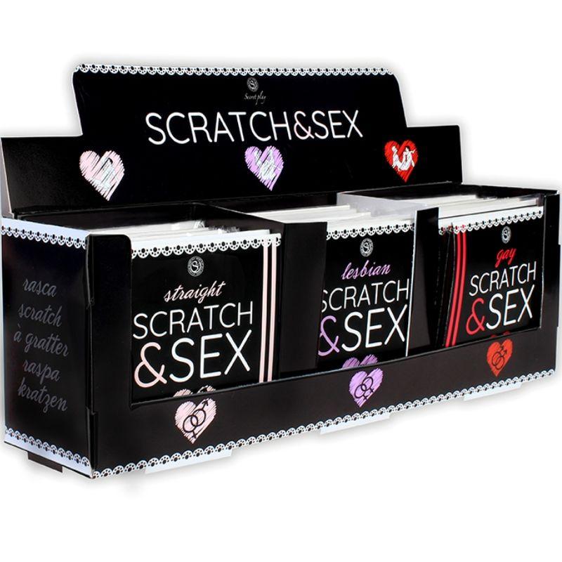 Secretplay display + posturas scratch & sex es/en/fr/pt/de