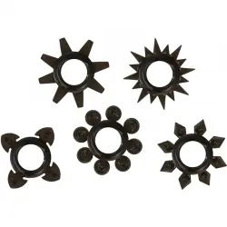 Ohmama set 5 anillos silicona testiculos y pene