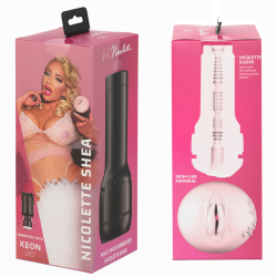 Kiiroo keon + feel nicolette shea stroker + lubricante aqua quality 50 ml