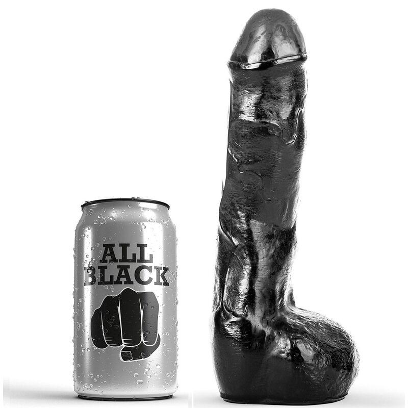 All black pene realístico anal 20cm