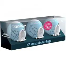 Satisfyer 3 huevos masturbadores - savage