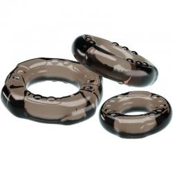 Cock rings yvonne set 3 anillos pene