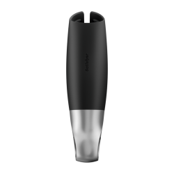 Satisfyer power masturbator - negro y plata