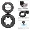 California exotics alpha dual magnum ring negro - 3