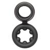 California exotics alpha dual magnum ring negro - 7