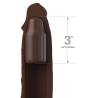 Pipedreams sleeve 22,86 cm + 7,62 cm plug brown - 2