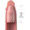 Pipedreams sleeve 22,86 cm + 7,62 cm plug remote skin - 2